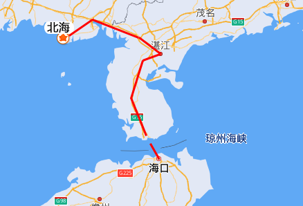 北海到海口汽車(chē)票價(jià)格